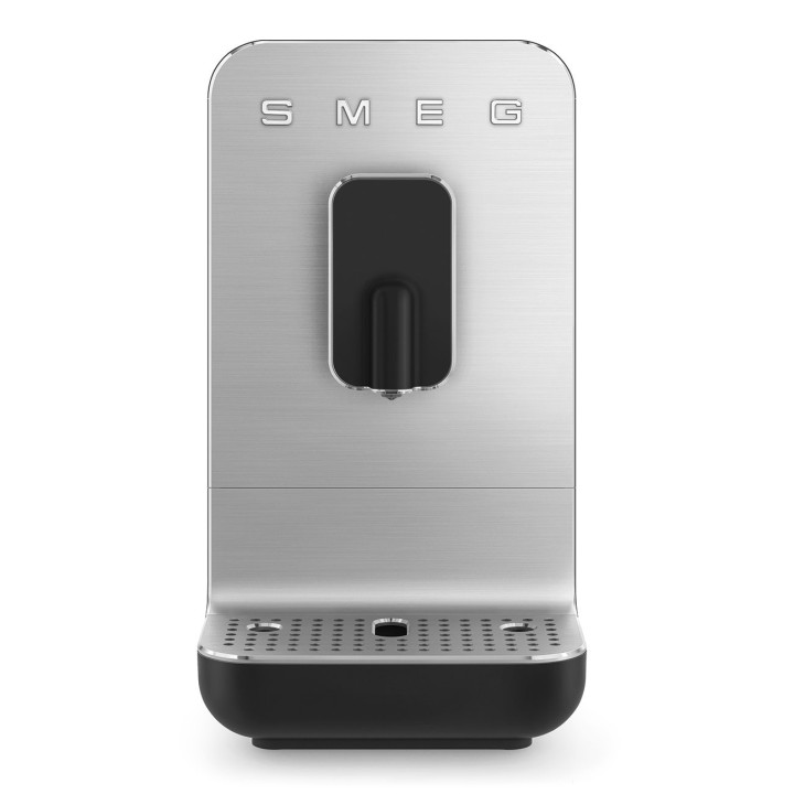 Machine à café expresso automatique avec broyeur intégré SMEG Noir BCC11BLMEU | Ménachoc