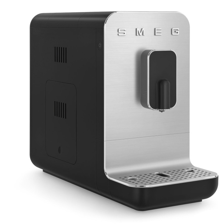 Machine à café expresso automatique avec broyeur intégré SMEG Noir BCC11BLMEU | Ménachoc