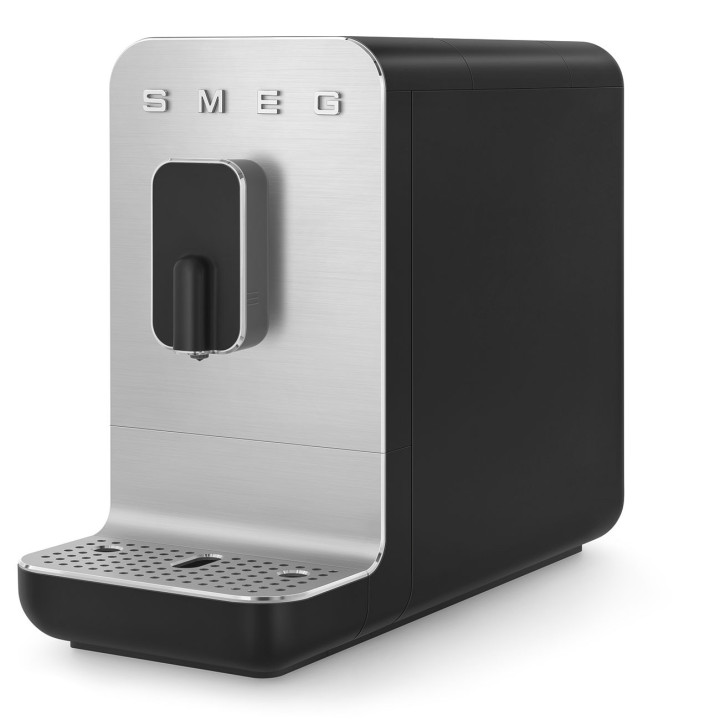 Machine à café expresso automatique avec broyeur intégré SMEG Noir BCC11BLMEU | Ménachoc