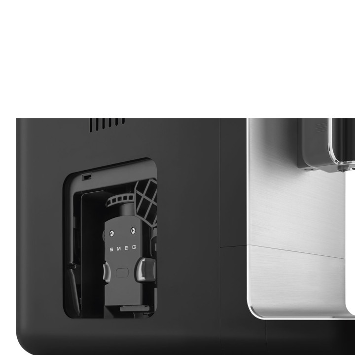 Machine à café expresso automatique avec broyeur intégré SMEG Noir BCC11BLMEU | Ménachoc