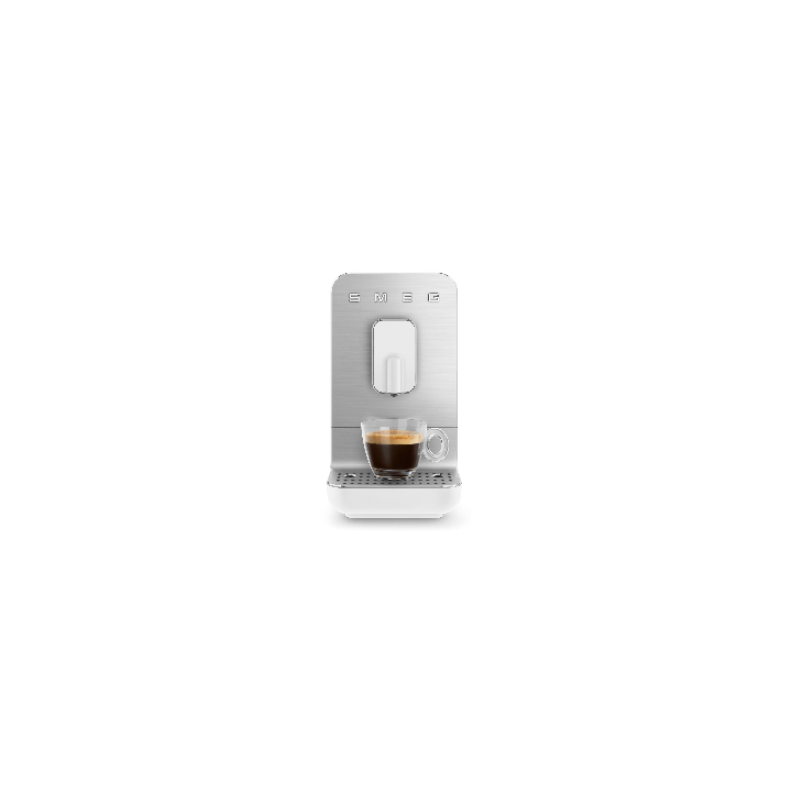 Machine à café expresso automatique avec broyeur intégré SMEG Blanc BCC11WHMEU | Ménachoc