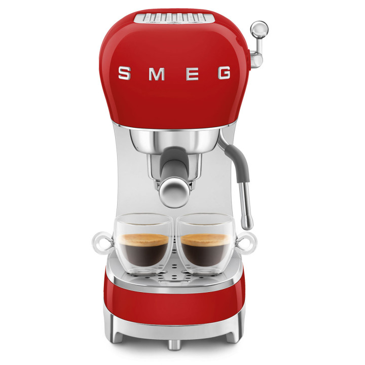 Machine à café Expresso manuelle SMEG ECF02RDEU