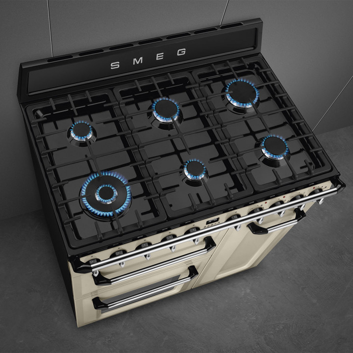 Piano de cuisson GAZ SMEG TR93P - 90cm | Ménachoc