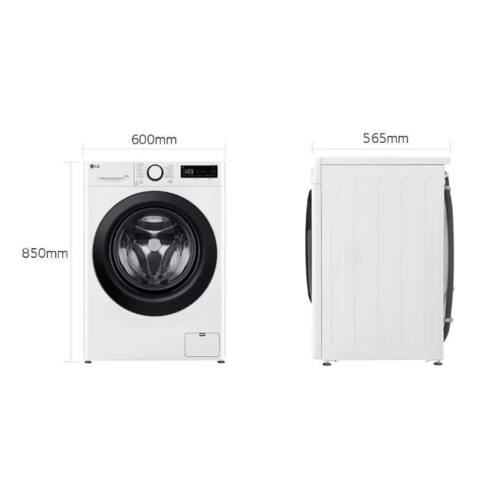 Lave-linge séchant LG F964R35WRS 9/6kg | Ménachoc