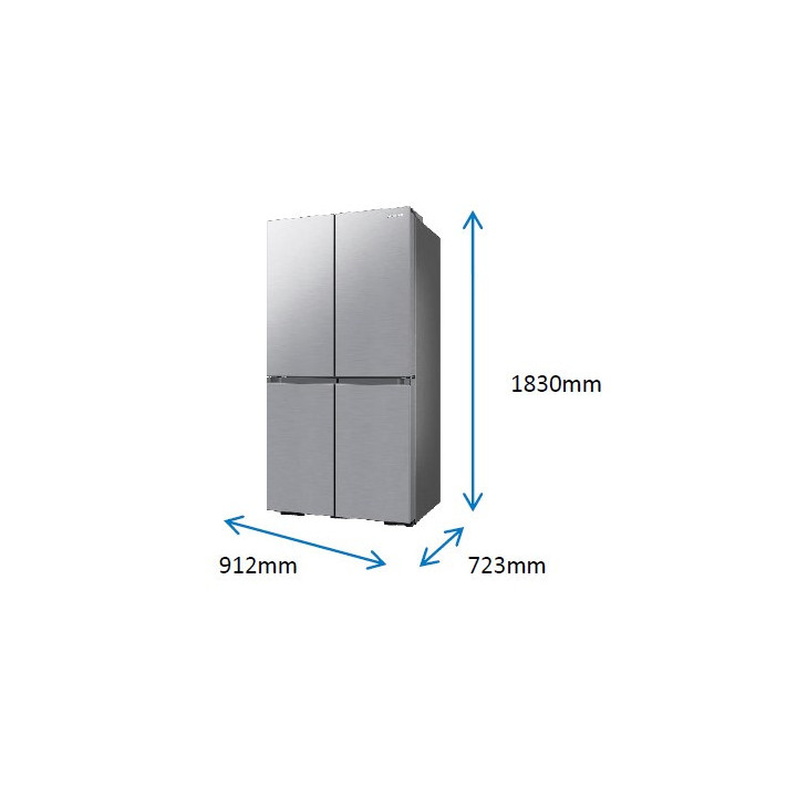 Réfrigérateur FRENCH DOOR SAMSUNG RF65DG960ESL 646L | Ménachoc