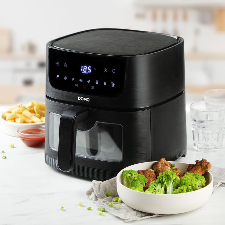 DELI-FRYER avec fenêtre de visualisation DOMO DO542FR 4L | Ménachoc