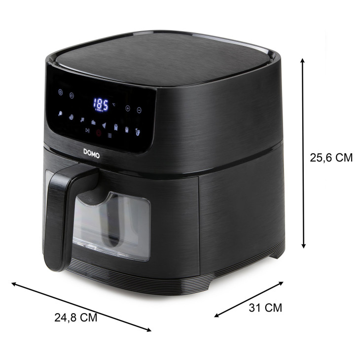 DELI-FRYER avec fenêtre de visualisation DOMO DO542FR 4L | Ménachoc