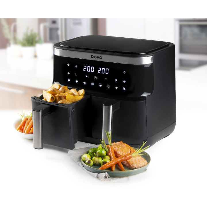 DELI-FRYER "double fry zone" DOMO DO537FR 2x4L | Ménachoc