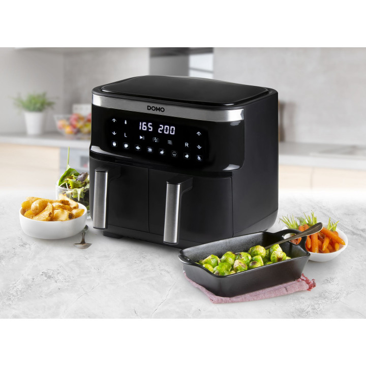 DELI-FRYER "double fry zone" DOMO DO537FR 2x4L | Ménachoc