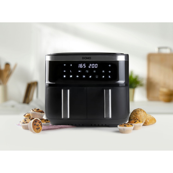DELI-FRYER "double fry zone" DOMO DO537FR 2x4L | Ménachoc