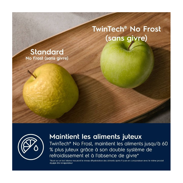 Réfrigérateur combiné encastrable ELECTROLUX LNT6ME18S TwinTech® | Ménachoc