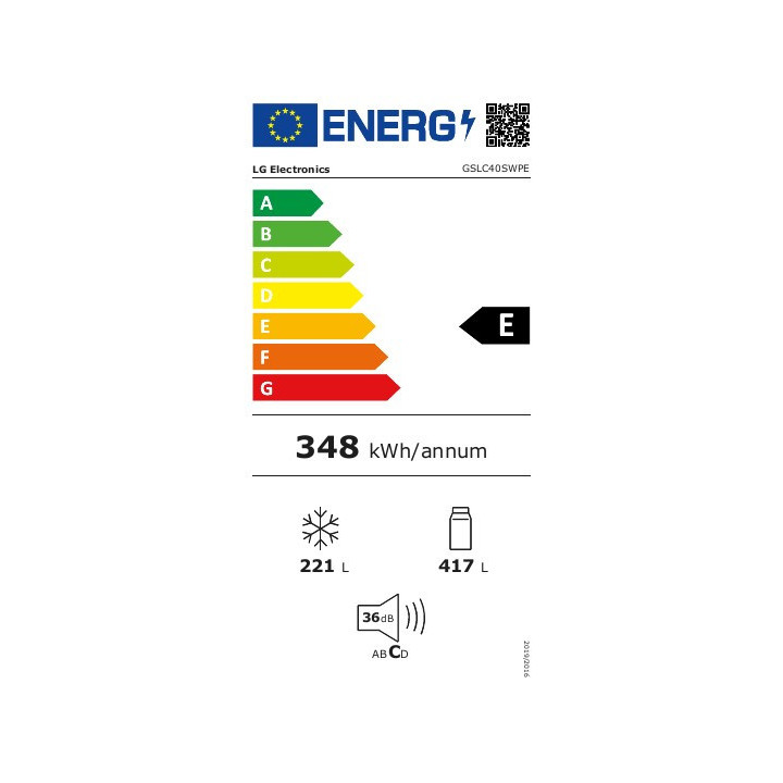 Réfrigérateur américain LG GSLC40SWPE Blanc | Ménachoc
