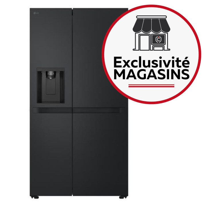 Réfrigérateur américain LG GSLC40EPPE Noir | Ménachoc