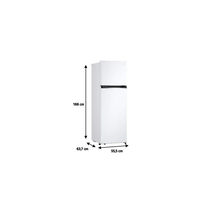 Réfrigérateur 2 portes LG GTBV20SWGKD Blanc | Ménachoc