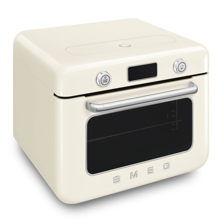 Mini four combiné vapeur pose libre SMEG COF01CREU | Ménachoc