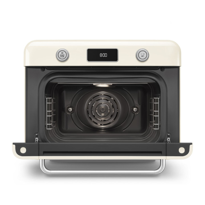 Mini four combiné vapeur pose libre SMEG COF01CREU | Ménachoc