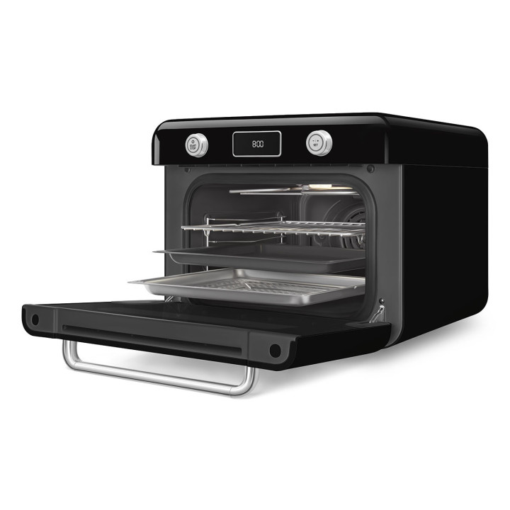 Mini four combiné vapeur pose libre SMEG COF01BLEU | Ménachoc