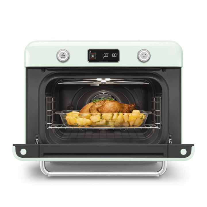 Mini four combiné vapeur pose libre SMEG COF01PGEU | Ménachoc
