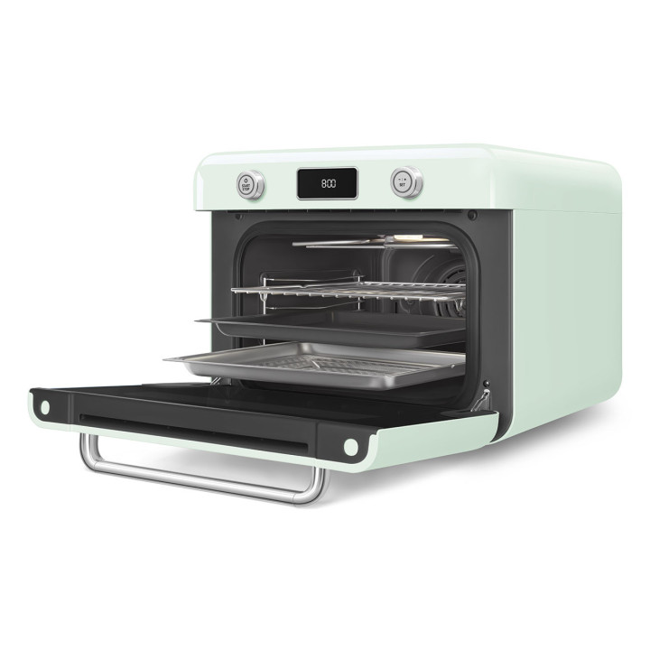 Mini four combiné vapeur pose libre SMEG COF01PGEU | Ménachoc