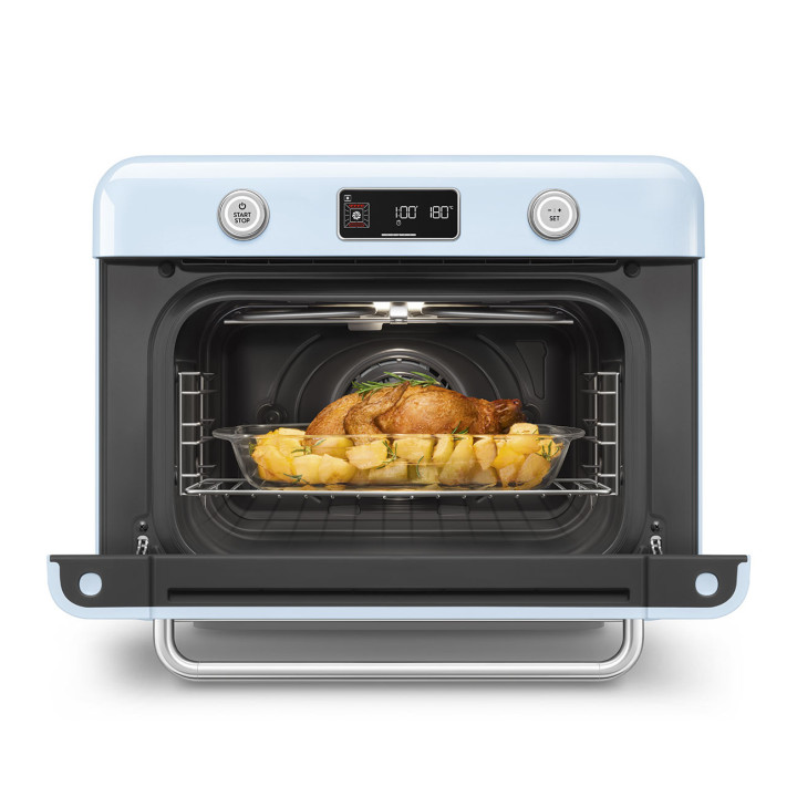 Mini four combiné vapeur pose libre SMEG COF01PBEU | Ménachoc
