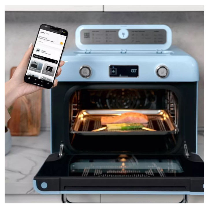 Mini four combiné vapeur pose libre SMEG COF01PBEU | Ménachoc