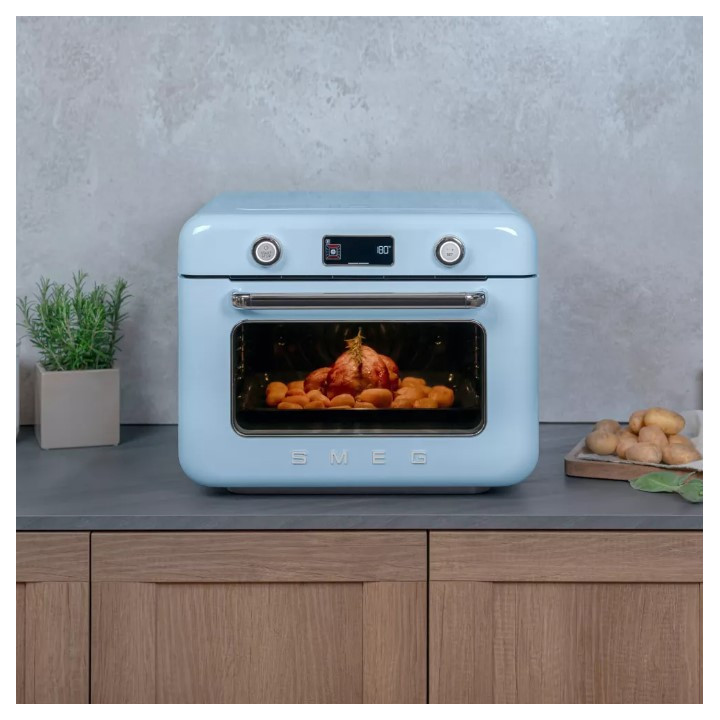 Mini four combiné vapeur pose libre SMEG COF01PBEU | Ménachoc