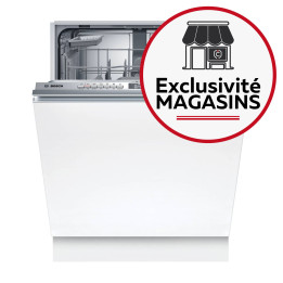 Lave vaisselle tout intégrable 60cm Série 4 BOSCH SMV4EUX09F | Ménachoc