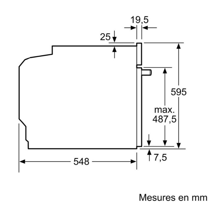 Four intégrable Série 4 BOSCH HBG3720B3F | Ménachoc