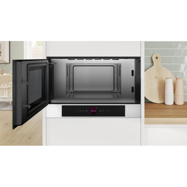 Micro-ondes intégrable Blanc SIEMENS BFL7221W1Série 8  | Ménachoc
