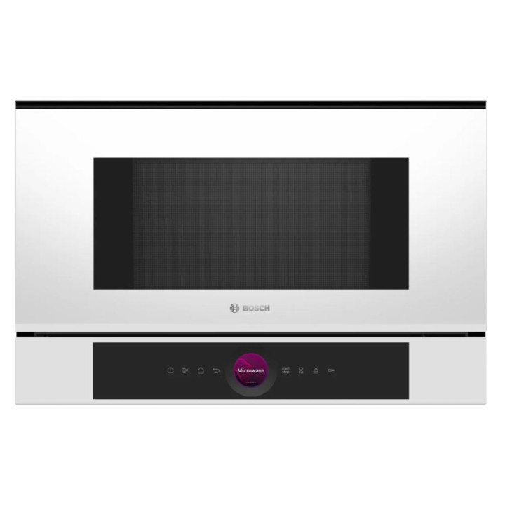 Micro-ondes intégrable Blanc SIEMENS BFL7221W1Série 8  | Ménachoc