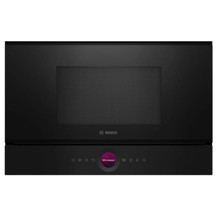 Micro-ondes intégrable Noir BOSCH BFL7221B1 Série 8 | Ménachoc
