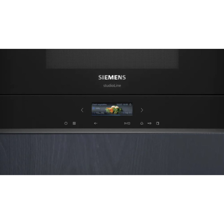 Micro-ondes intégrable Noir SIEMENS BF722L1B1 iQ700 | Ménachoc