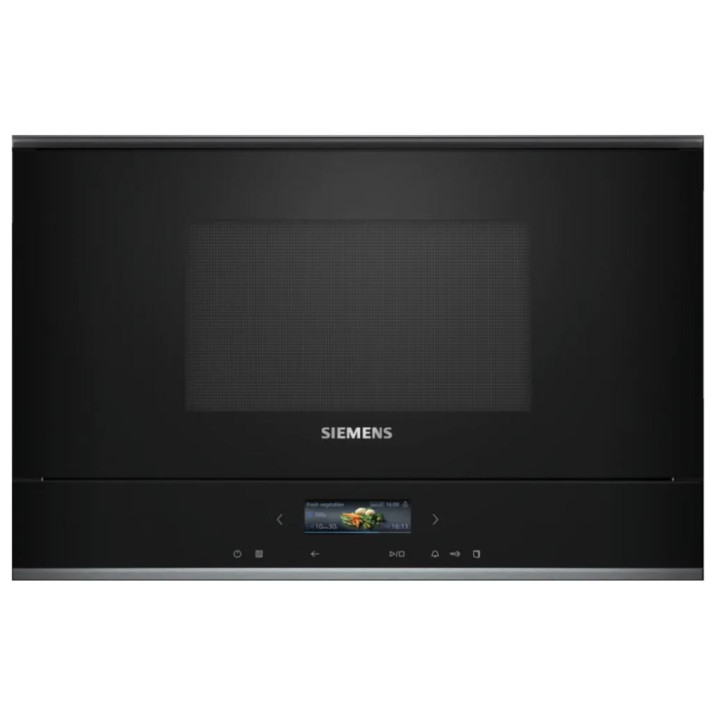 Micro-ondes intégrable Noir SIEMENS BF722L1B1 iQ700 | Ménachoc