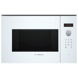 Micro-ondes intégrable BOSCH BFL523MW1F Blanc Série 4  | Ménachoc