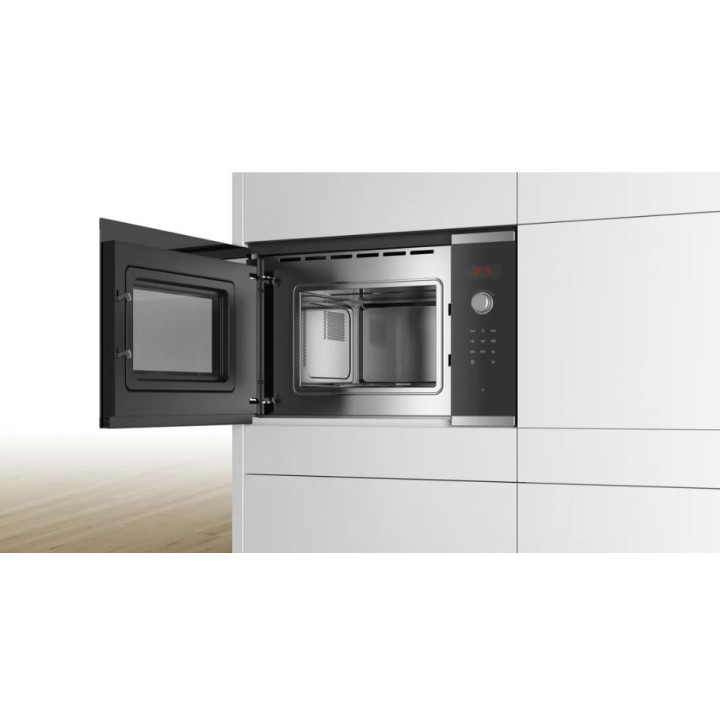 Micro-ondes intégrable BOSCH BFL523MS1F Inox Série 4  | Ménachoc