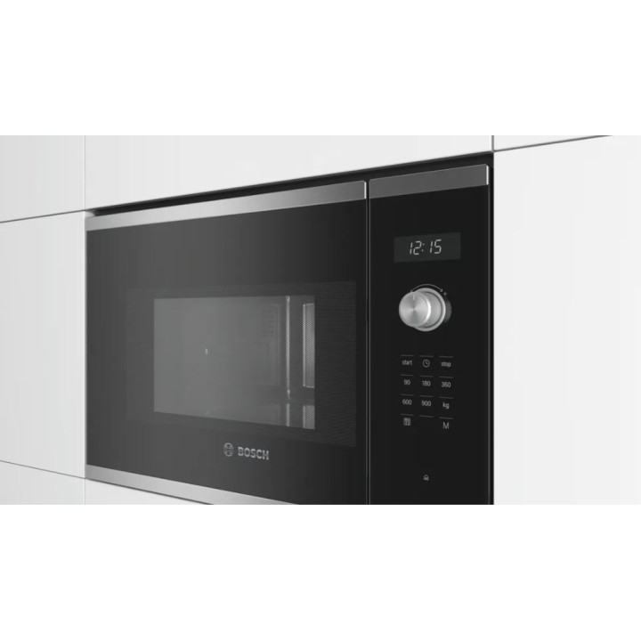 Micro-ondes intégrable BOSCH BFL554MS1F Inox Série 6  | Ménachoc