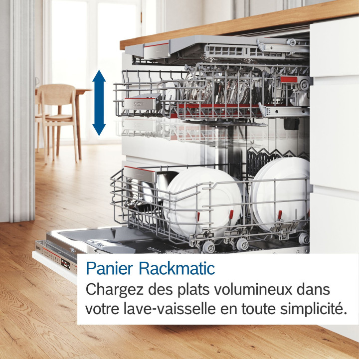 Lave vaisselle SMS4HUI09F Série 4 BOSCH - 13 couverts | Ménachoc