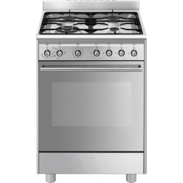 Cuisinière 60 cm GAZ SMEG SX61GM CLASSICA CONCERTO INOX | Ménachoc