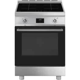 Cuisinière 60 cm INDUCTION SMEG C6IPXT2 CLASSICA CONCERTO INOX  MENACHOC