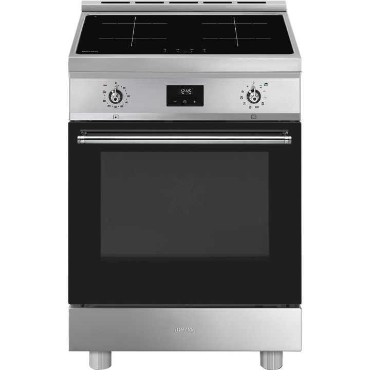 Cuisinière 60 cm INDUCTION SMEG C6IPXT2 CLASSICA CONCERTO INOX  MENACHOC