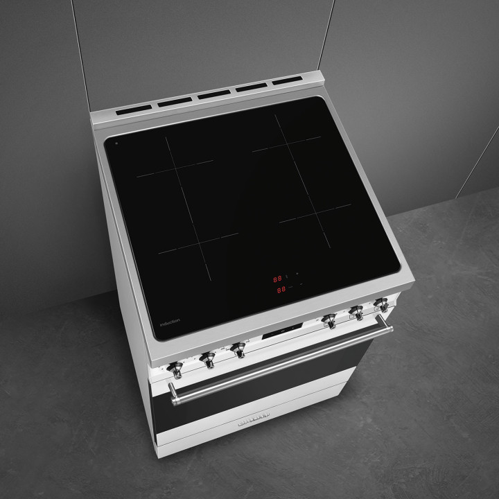 Cuisinière 60 cm INDUCTION SMEG C6IPWHM2 CLASSICA CONCERTO BLANC MENACHOC