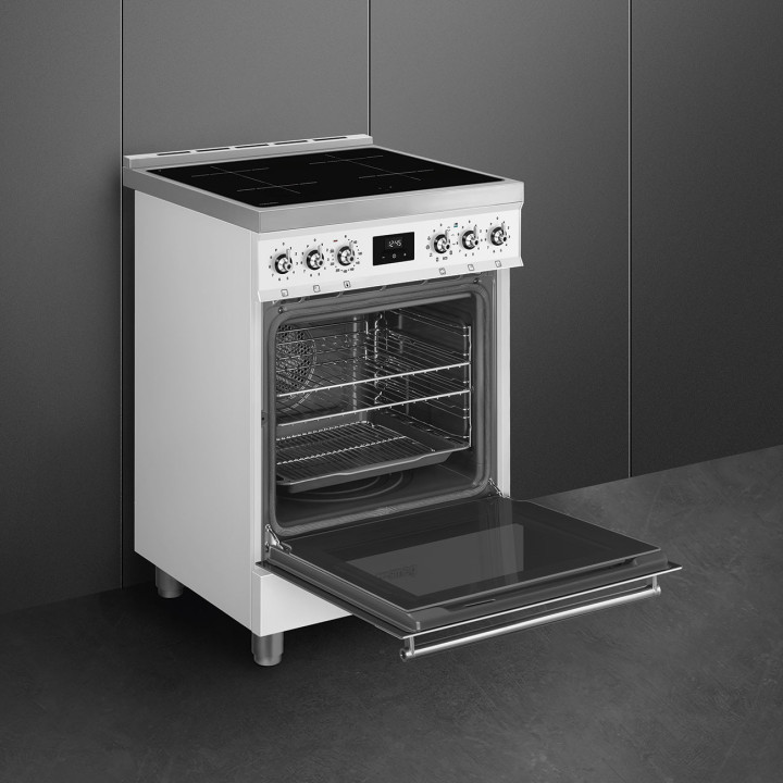Cuisinière 60 cm INDUCTION SMEG C6IPWHM2 CLASSICA CONCERTO BLANC MENACHOC