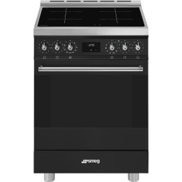Cuisinière 60 cm INDUCTION SMEG C6IPMBM2 CLASSICA CONCERTO NOIR MENACHOC