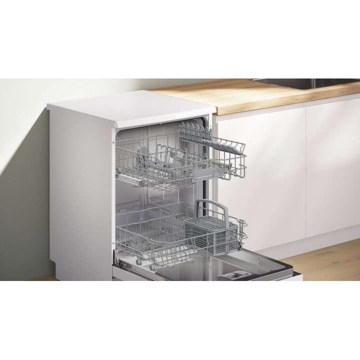 Lave-vaisselle SMS25AW10F pose-libre BOSCH 60 cm Blanc Série 2 | Ménachoc