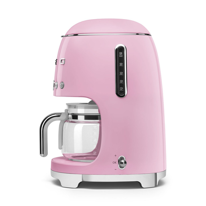 Cafetière filtre SMEG Rose DCF02PKEU | Ménachoc