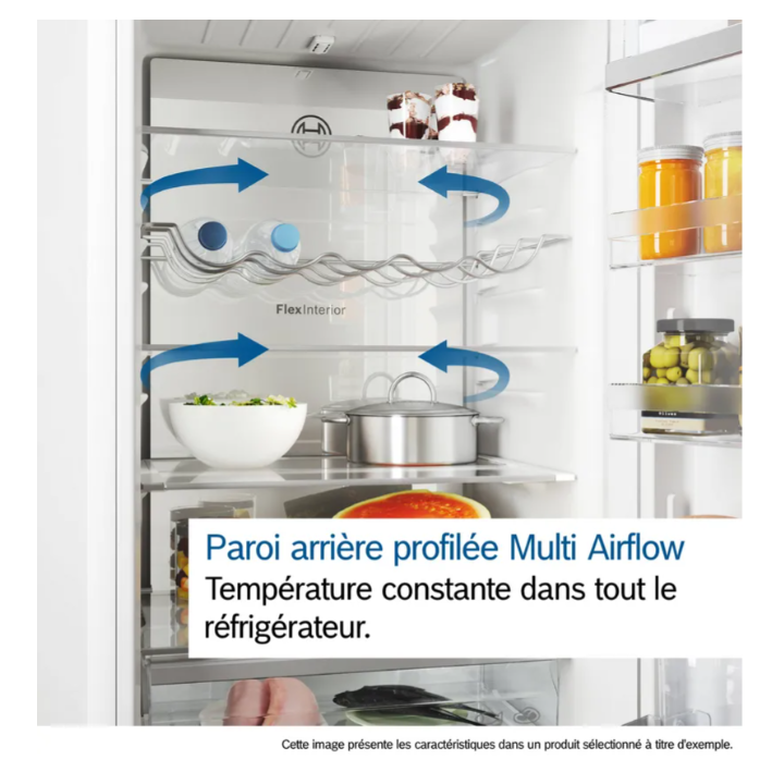 Réfrigérateur combiné Série 2 BOSCH KGN33NSDB - 279L | Ménachoc