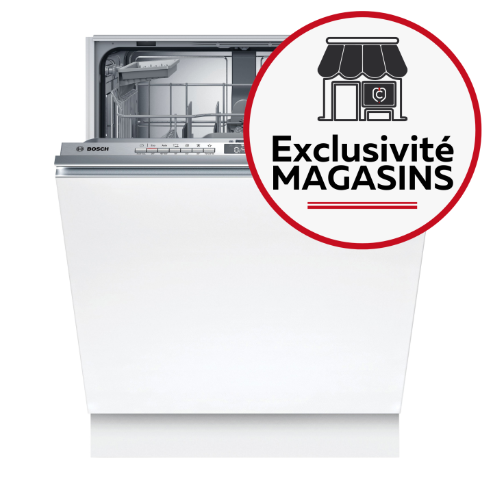 Lave vaisselle tout intégrable BOSCH Série 4 SMV4HUX04E - 60cm | Ménachoc