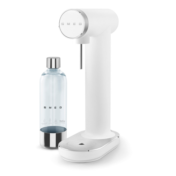 Machine à eau gazeuse et soda SMEG SKC01WHM - Blanc Mat 1L | Ménachoc