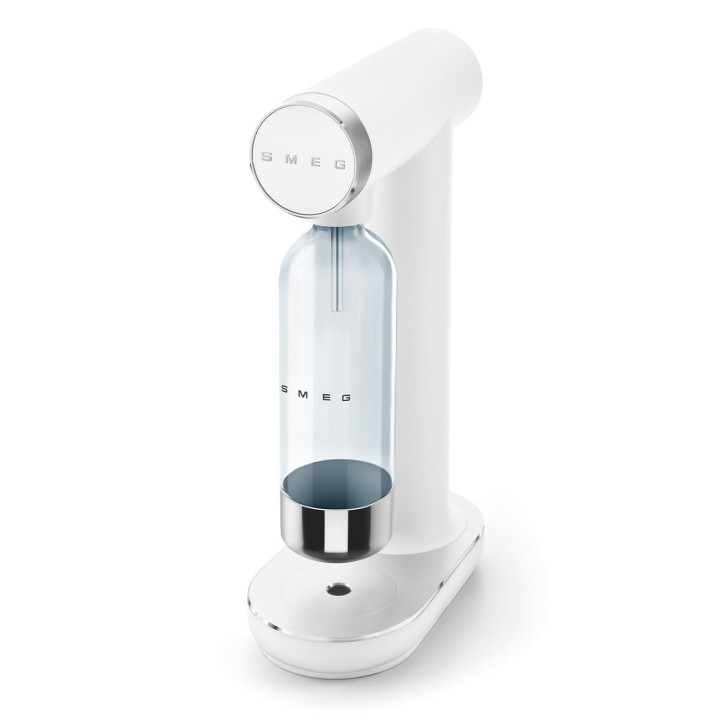 Machine à eau gazeuse et soda SMEG SKC01WHM - Blanc Mat 1L | Ménachoc