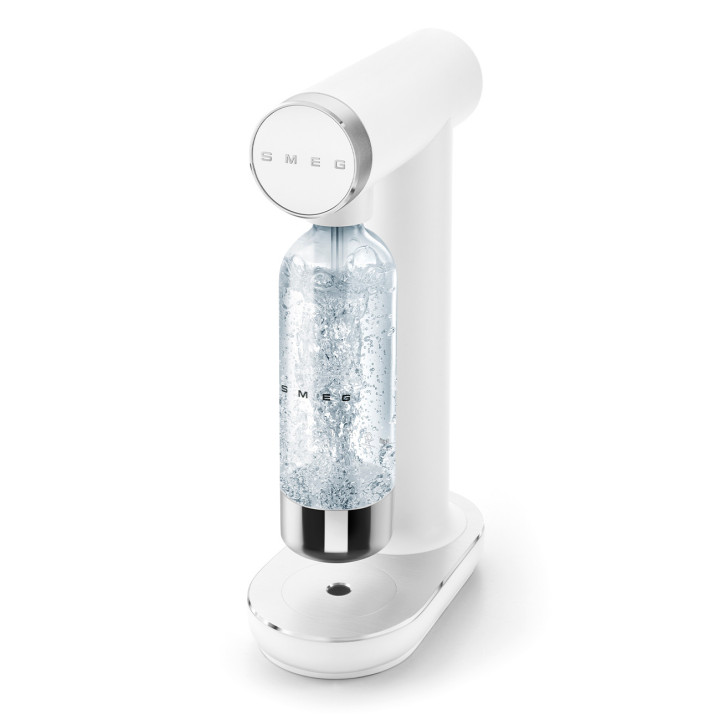 Machine à eau gazeuse et soda SMEG SKC01WHM - Blanc Mat 1L | Ménachoc